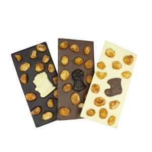 Caramalised Macadamia Bar - Large - Christmas