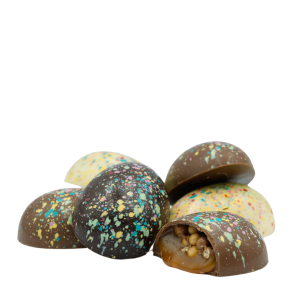 Caramel Speckle Half Eggs - 100gms - 4 pack