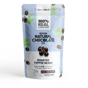 Coffee Beans - Dark - Chocolate Coated - 100g - Noosa