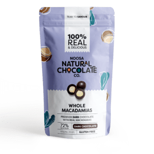 Macadamia Nuts - Dark - Chocolate Coated - 100g - Noosa