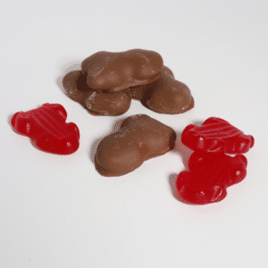 Chocolate Coated Red Frogs - 3 pack